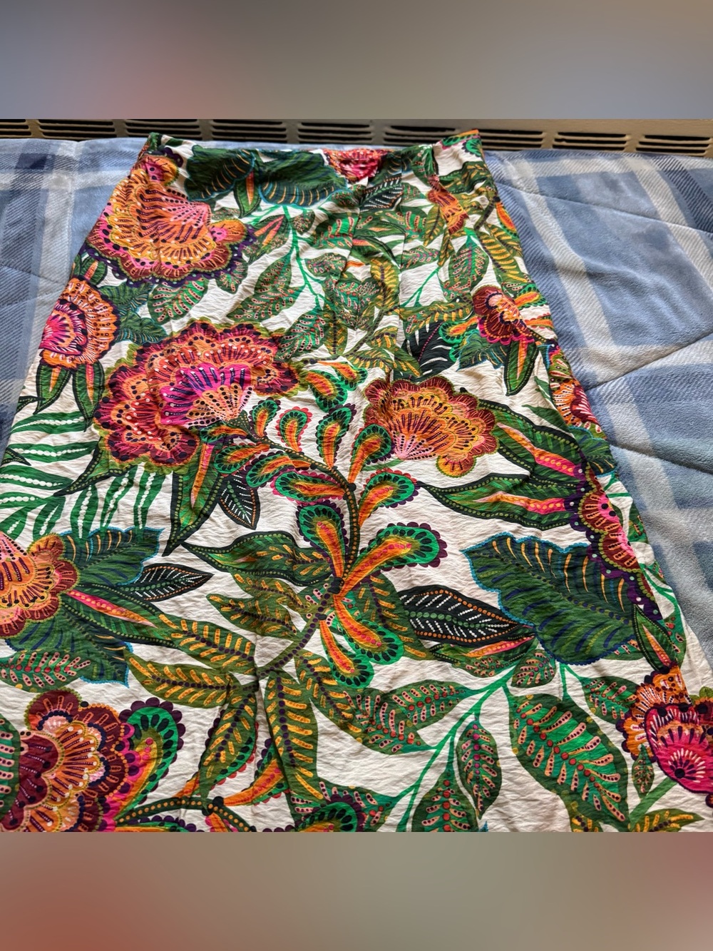 H&M PLEAT-DETAIL CRÊPE SKIRT - Picture 10 of 15
